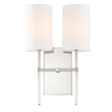 Sconces Double Candle by Crystorama ( 60 | VER-242-PN Veronica ) 