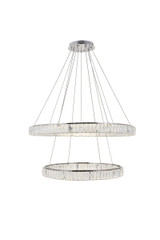 Large Chandeliers Ring/Halo by Elegant Lighting ( 173 | 3503D42C Monroe ) 