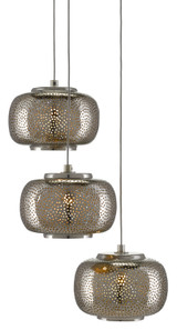 Mini Pendants 3 Light Cluster by Currey and Company ( 142 | 9000-0689 Pepper Collection ) 