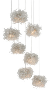 Large Chandeliers Multi-Port/Cascade by Currey and Company ( 142 | 9000-0697 Birds Nest Collection ) 