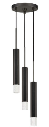 Mini Pendants 3 Light Cluster by Cal Lighting ( 225 | FX-3723-3P-GM Led Pendant ) 
