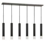 Linear/Island 4 Light + by Cal Lighting ( 225 | FX-3723-6P-GM Led Pendant ) 