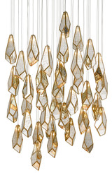 Large Chandeliers Glass Shade by Currey and Company ( 142 | 9000-0708 Glace Collection ) 