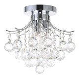 Semi-Flush Mts. Empire/Basket by CWI Lighting ( 401 | 8012C12C Princess ) 