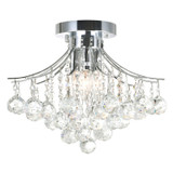 Semi-Flush Mts. Empire/Basket by CWI Lighting ( 401 | 8012C16C Princess ) 