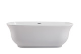 Plumbing Bath Tubs/Showers by Elegant Lighting ( 173 | BT10267GW Coralie ) 