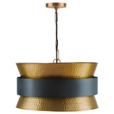 Pendants Drum Shade by Capital Lighting ( 65 | 330446PZ Loren ) 