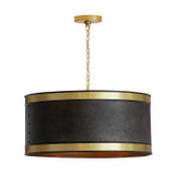 Pendants Drum Shade by Capital Lighting ( 65 | 335641GB Barrow ) 