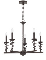 Mid. Chandeliers Candle by Cal Lighting ( 225 | FX-3746-5 Forbach ) 