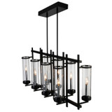 Linear/Island 4 Light + by CWI Lighting ( 401 | 9827P38-8-RC-101 Sierra ) 