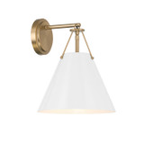 Sconces Metal by Crystorama ( 60 | XAV-B8311-VG-WH Xavier ) 