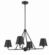 Mid. Chandeliers Metal Shade by Crystorama ( 60 | XAV-B9304-MK Xavier ) 