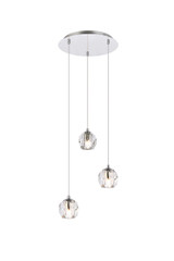 Mini Pendants 3 Light Cluster by Elegant Lighting ( 173 | 3505D12C Eren ) 