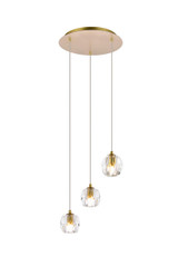 Mini Pendants 3 Light Cluster by Elegant Lighting ( 173 | 3505D12G Eren ) 