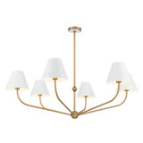 Large Chandeliers Candle by Crystorama ( 60 | XAV-B9319-VG-WH Xavier ) 