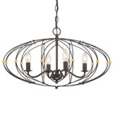 Foyer/Hall Lanterns Open Frame by Crystorama ( 60 | ZUC-A9034-EB-GA Zucca ) 
