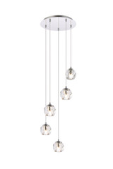 Pendants Multi-port/Cascade by Elegant Lighting ( 173 | 3505G12C Eren ) 