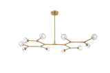 Linear/Island 4 Light + by Elegant Lighting ( 173 | 3508D56G Zayne ) 