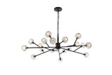 Large Chandeliers Glass Shade by Elegant Lighting ( 173 | 3509D48BK Graham ) 