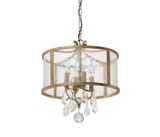 Pendants Drum Shade by Capital Lighting ( 65 | 9484AG-CR Blakely ) 