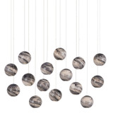Linear/Island 4 Light + by Currey and Company ( 142 | 9000-1009 Palatino Collection ) 