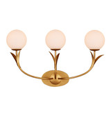 Sconces Triple Glass by Currey and Company ( 142 | 5000-0261 Rossville Collection ) 