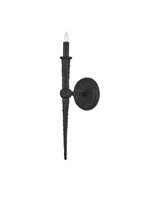 Sconces Single Candle by Currey and Company ( 142 | 5000-0268 Blackthorn Collection ) 