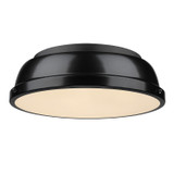 Flush Mounts Bowl Style by Golden ( 62 | 3602-14 BLK-BK Duncan ) 