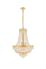 Mid. Chandeliers Glass Down by Elegant Lighting ( 173 | V1900D20G/RC Century ) 