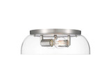 Flush Mounts Glass Down by Golden ( 62 | 3602-14 PW-CLR Duncan ) 