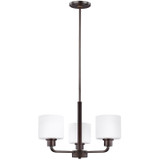 Mini Chandeliers Glass Shade by Generation Lighting ( 1 | 3128803EN3-710 Canfield ) 