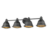 Bathroom Fixtures Four Lights by Golden ( 62 | 7312-BA4 BP Bartlett ) 