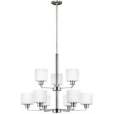 Mid. Chandeliers Glass Up by Generation Lighting ( 1 | 3128809EN3-962 Canfield ) 