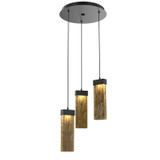 Mini Pendants 3 Light Cluster by Hammerton Studio ( 404 | CHB0042-03-MB-BG-C01-L3 Parallel ) 