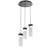 Mini Pendants 3 Light Cluster by Hammerton Studio ( 404 | CHB0042-03-MB-CG-C01-L3 Parallel ) 