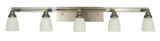 Bathroom Fixtures Five+Lights by Framburg ( 8 | 4785 SP/PN Mercer ) 