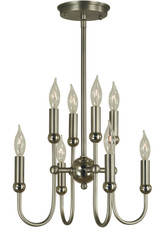 Mid. Chandeliers Candle by Framburg ( 8 | 4794 SP/PN Nicole ) 