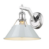 Sconces Metal by Golden ( 62 | 3306-1W CH-DB Orwell ) 