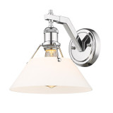 Sconces Metal by Golden ( 62 | 3306-1W CH-OP Orwell ) 