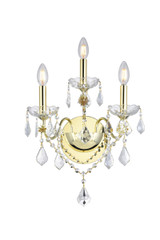 Sconces Triple Candle by Elegant Lighting ( 173 | V2015W3G/RC St. Francis ) 