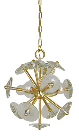 Mini Chandeliers Starburst by Framburg ( 8 | 4814 PB Apogee ) 
