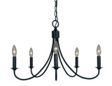Mid. Chandeliers Candle by Framburg ( 8 | 1001 MBLACK Maisonette ) 