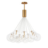 Mid. Chandeliers Multi-Port/Cascade by ET2 ( 86 | E25088-18GLD Burst ) 