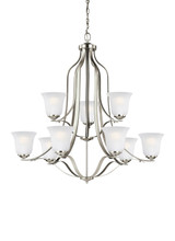 Mid. Chandeliers Glass Up by Generation Lighting ( 1 | 3139009EN3-962 Emmons ) 
