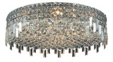 Flush Mounts Drum Shade by Elegant Lighting ( 173 | V2031F24C/RC Maxime ) 