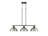 Linear/Island 3 Light Bar by Golden ( 62 | 3602-3LP RBZ-PW Duncan ) 