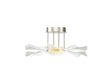 Semi-Flush Mts. Glass Down by Golden ( 62 | 8046-SF LG Vetrina ) 