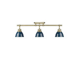 Semi-Flush Mts. Directional by Golden ( 62 | 3602-3SF AB-NVY Duncan ) 