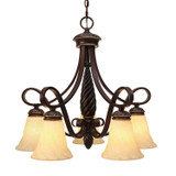 Mid. Chandeliers Glass Down by Golden ( 62 | 8106-D5 CDB Torbellino ) 