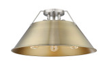 Flush Mounts Metal Shade by Golden ( 62 | 3306-3FM PW-AB Orwell ) 